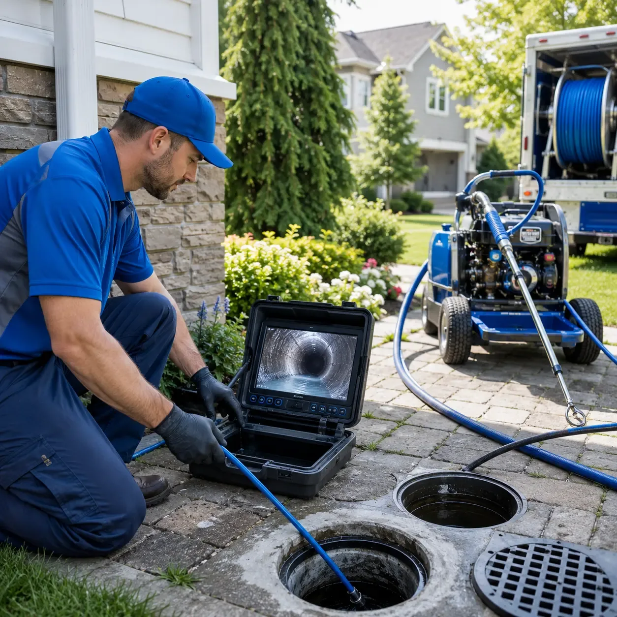 Outdoor drain cleaning professionals serving Lock Springs, MO